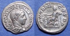 Ancient Coins - Roman Empire, Severus Alexander 222-235, Silver Denarius