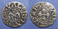 World Coins - France, Anonymous bishops 1157-1276, Silver Denier