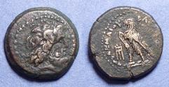 Ancient Coins - Egypt, Ptolemy III 246-222 BC, Bronze Dichalkon
