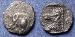 Ancient Coins - Mysia, Kyzikos Circa 450 BC, Silver Hemiobol