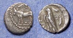 Ancient Coins - Cyprus, Pahpos, Stasandros Circa 425 BC, Silver 1/12 stater