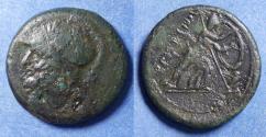 Ancient Coins - Brutium, The Bretti 211-208 BC, Bronze AE28
