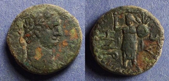 Ancient Coins - Judaea, Ascalon, Domitian 81-96 AD, AE18