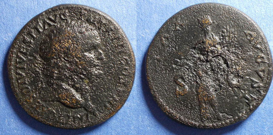 Roman Empire, Titus 79-81, Brass Sestertius | Roman Imperial Coins