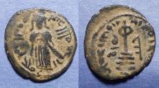 World Coins - Umayyad Califphate, Abd al-Malik ibn Marwan 685-705AD = 65-86 AH, Bronze Fals