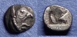 Ancient Coins - Ionia, Phokaia 500-470 BC, Silver Tetartemorion