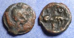 Ancient Coins - Celtic Gaul, Loire Moyenne 60-40 BC, Potin AE18