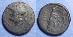 Ancient Coins - Bruttium, Bretti 208-203 BC, Bronze AE27