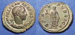Ancient Coins - Roman Empire, Severus Alexander 222-235, Silver Denarius
