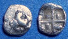 Ancient Coins - Corinthia, Corinth 550-500 BC, Silver Obol