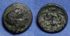 Ancient Coins - Achaia, Aegeira 360-330 BC, Bronze AE13