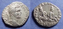Ancient Coins - Roman Empire, Septimius Severus 193-211, Silver Denarius - mule