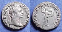 Ancient Coins - Roman Empire, Domitian 81-96, Silver Denarius