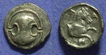 Ancient Coins - Tanagra Boeotia - Obol Circa 387-374BC