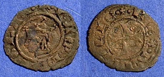 Ancient Coins - Kingdom of Sicily: James I 1286-96 Denaro