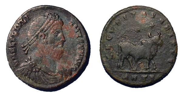 Ancient Coins - Julian II as Augustus 361-363 AD AE-1 