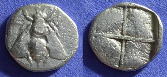 Ancient Coins - Ephesos - Drachm circa 400 BC