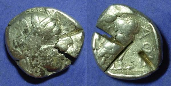 Ancient Coins - Athens Attica 449-413 BC Tetradrachm