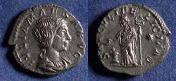 Ancient Coins - Roman Empire, Julia Maesa 222-235, Silver Denarius