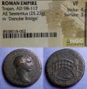Ancient Coins - Roman Empire, Trajan 98-117, AE Sestertius