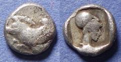 Ancient Coins - Ionia, Klazomenai Circa 420 BC, Silver Obol