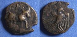 Ancient Coins - Spain, Obulco Circa 125 BC, Semis