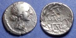 Ancient Coins - Achaia, Patrai 35-31 BC, Silver Hemidrachm