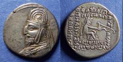 Ancient Coins - Parthian Kingdom, Orodes I 90-80 BC, Silver Drachm