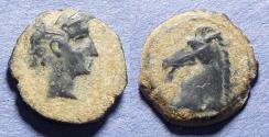 Ancient Coins - Spain, Carhago Nova 237-209 BC, Bronze AE15
