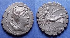 Ancient Coins - Roman Republic, Ti.Claudius Ti f Ap n Nero 79 BC, Silver Denarius