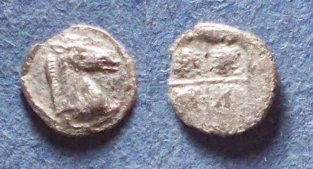 Ancient Coins - Thraco-Macedonian, Uncertain Circa 400 BC, Tetartemorion