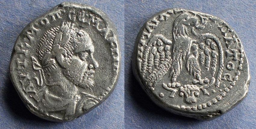 Mesopotamia, Carrhae, Macrinus 217-8, Tetradrachm | Greek Coins