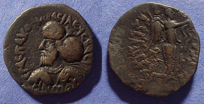 Ancient Coins - Indo Parthians Pakores 100-135AD AE Tetradrachm