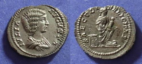 Ancient Coins - Roman Empire, Julia Domna 193-217, Denarius