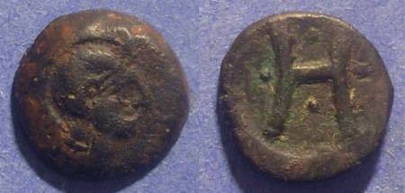 Ancient Coins - Heraia, Arkadia 380-350 BC, Dichalkous