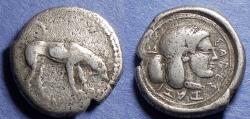 Ancient Coins - Sicily, Segesta 475-450 BC, Silver Didrachm