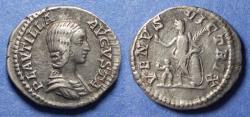 Ancient Coins - Roman Empire, Plautilla 202-5, Silver Denarius