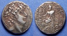 Ancient Coins - Seleucid Kingdom, Philip I (Posthumous) Struck 67-59 BC, Silver Tetradrachm