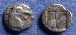 Ancient Coins - Aeolis, Kyme (?) Circa 450 BC, Silver Hemiobol