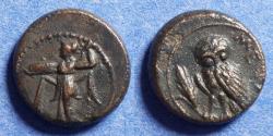 Ancient Coins - Lucania, Metapontum 250-207 BC, Bronze AE16
