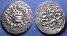 Ancient Coins - Mysia, Pergamon 166-67 BC, Silver Cistophoric Tetradrachm