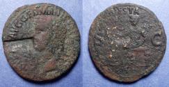 Ancient Coins - Roman Empire, Caligula 37-41, Bronze Aes