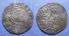 World Coins - Germany, Duisburg, Heinrich IV 1056-1106, Silver Pfennig