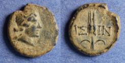 Ancient Coins - Pisidia, Isinda Circa 50 BC, Bronze AE14