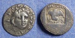 Ancient Coins - Islands off of Caria, Rhodes 166-88 BC, Silver Hemidrachm