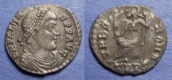 Ancient Coins - Roman Empire, Valens 364-378, Silver Siliqua