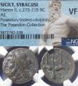 Ancient Coins - Sicily, Syracuse, Hieron II 275-215 BC, Bronze Litra