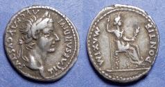 Ancient Coins - Roman Empire, Tiberius 14-37, Silver Denarius
