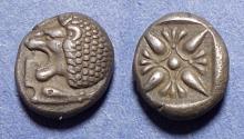 Ancient Coins - Ionia, Miletos Circa 500 BC, Silver Diobol