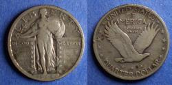 Us Coins - United States,  1924,  Standing Liberty Quarter